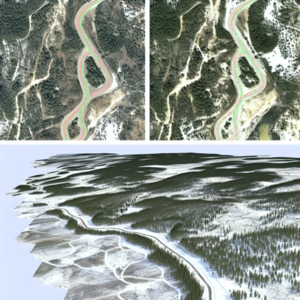 Różne środowiska tras: górskie, leśne i śnieżne w Rush Rally Origins