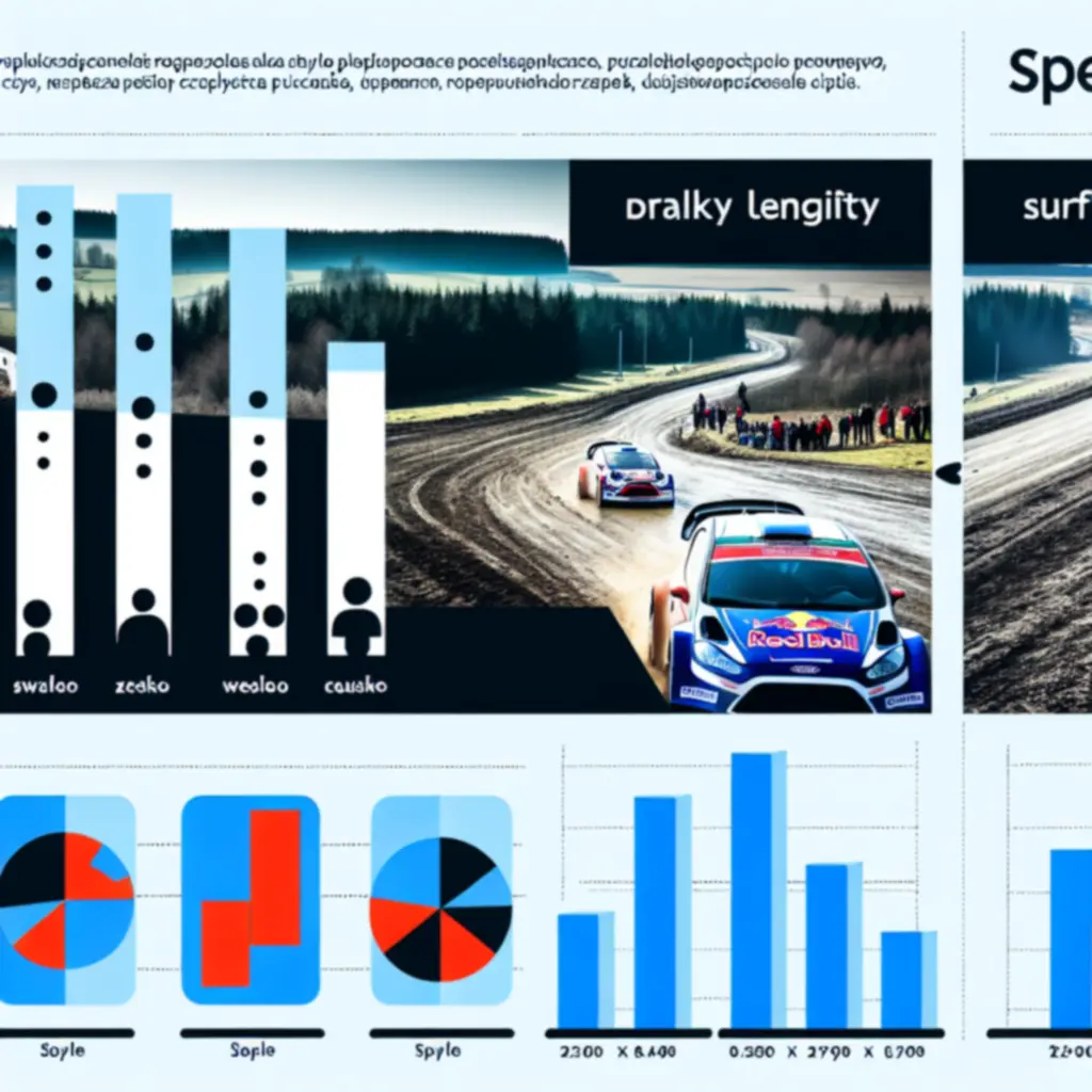 Infografika porównująca style tras pod względem długości, trudności i nawierzchni
